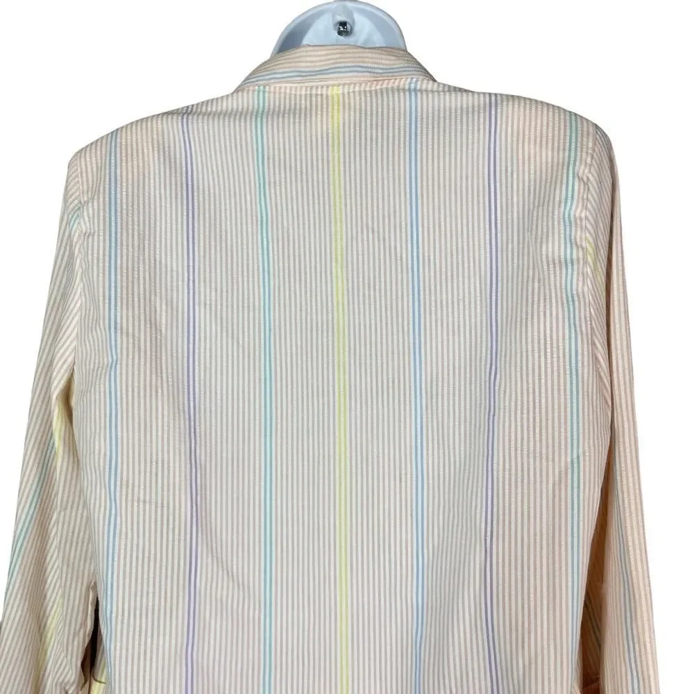 Vintage 80’s Pastel Stripe Blazer‎